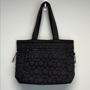 Disney~Vera Bradley Quilted Mickey Mouse Black Tote Bag ✨
